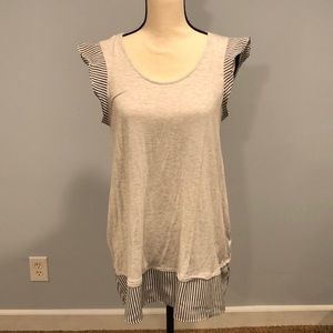 Maternity Tank with Ruffle Detail